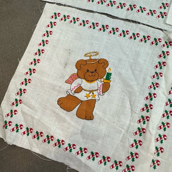 A Beary Merry Christmas Picture Book Patches 6 Panels Cranston Print Works Co - Picture 3 of 6
